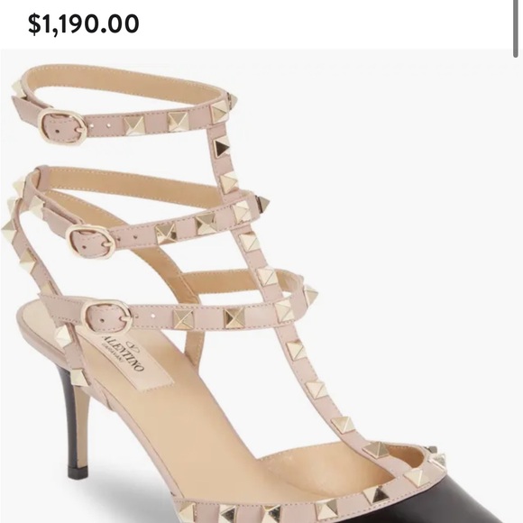 Valentino Rockstud strappy heel, 37, dustbag, xtra studs & heel tips incl no box - Picture 7 of 16
